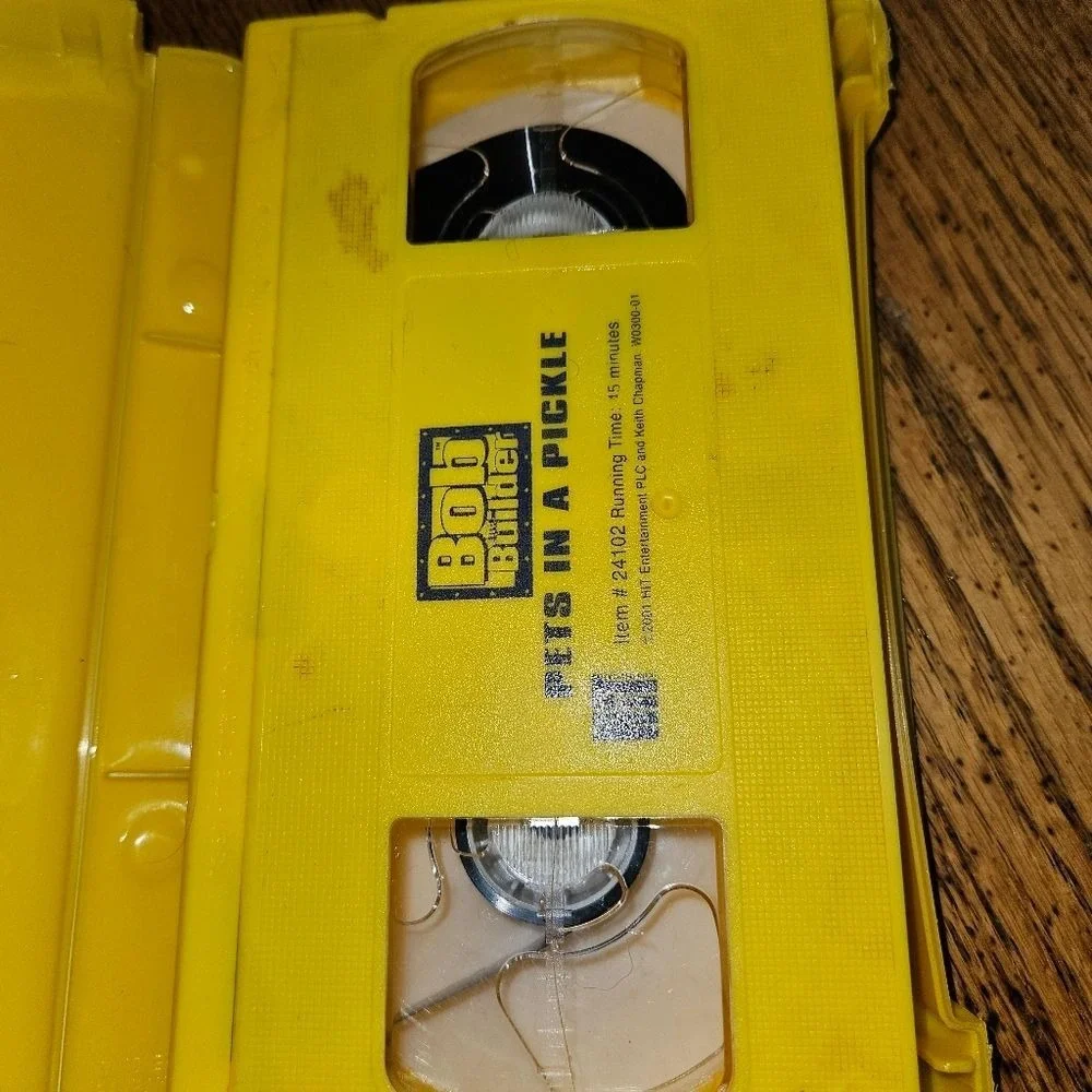 Bob the Builder VHS Pets in a Pickle Rare‎ Clamshell Case #vintage #nostalgia